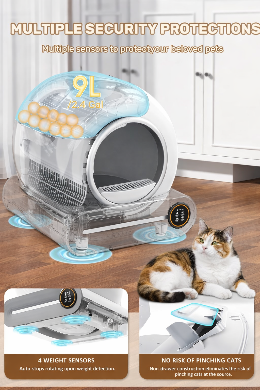 Self-cleaning litter tray – Practical and odourless | Cleany
