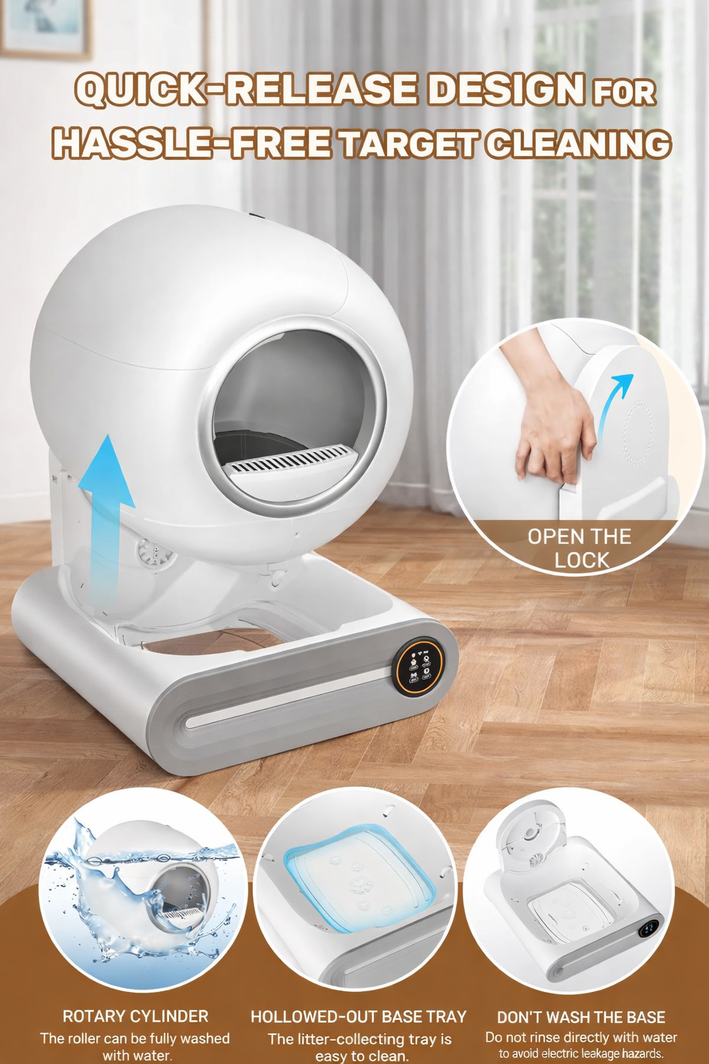 Self-cleaning litter tray – Practical and odourless | Cleany