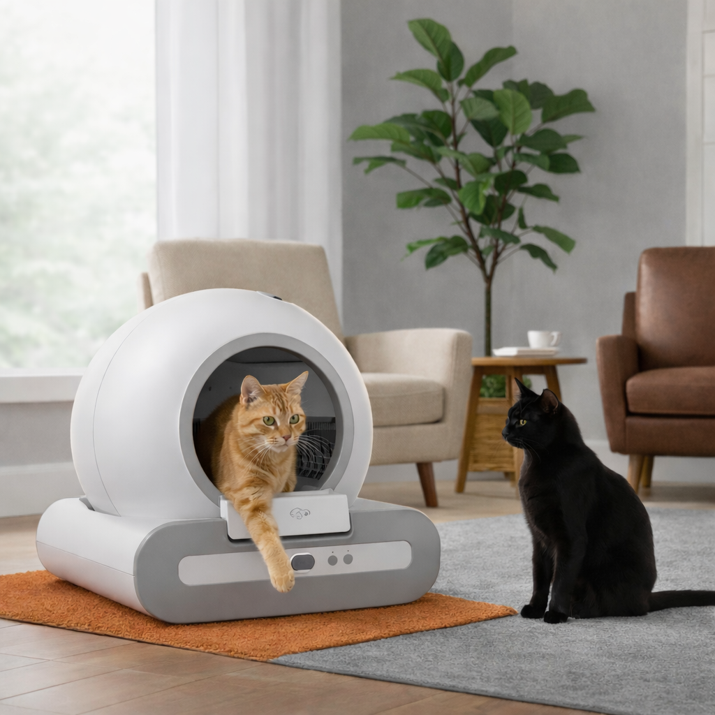 Self-cleaning litter tray FelineCorner – Practical and odourless | Cleany