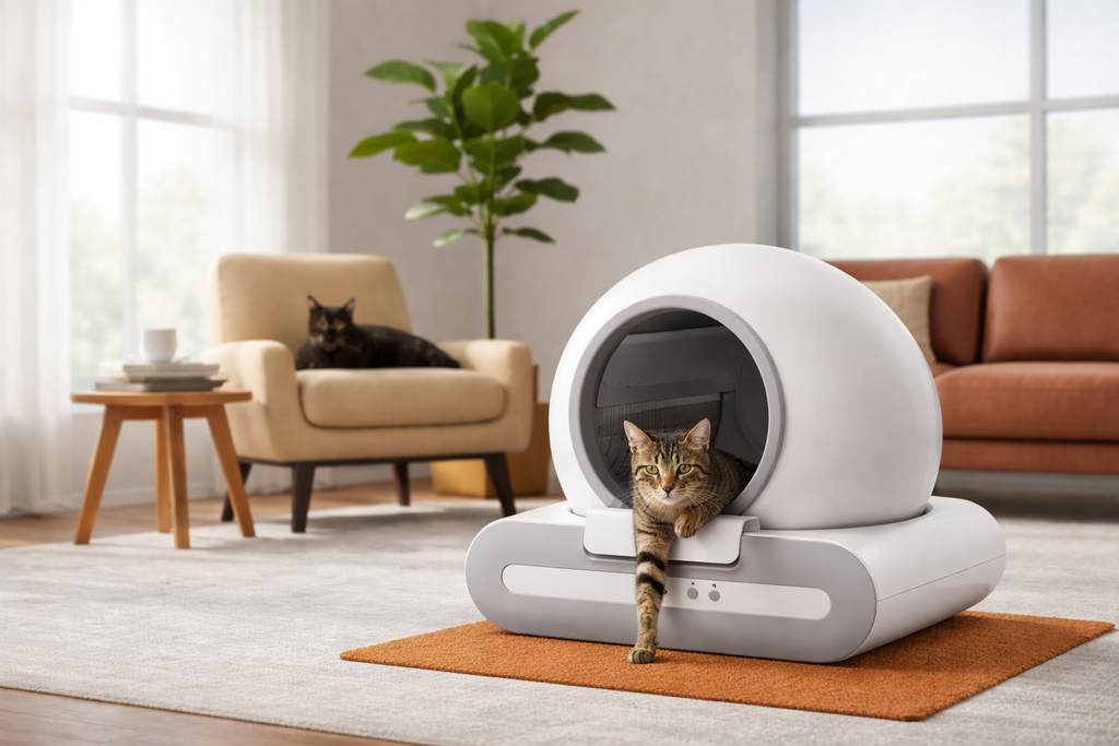 Self-cleaning litter tray FelineCorner – Practical and odourless | Cleany